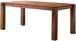 Mesa De Jantar Black Walnut Restaurant Cafe Small Home Rectangular Dining Table, Living Room Kitchen Cabinet, Also Suitable for Study Desk Diner Table