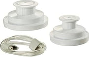FoodSaver Plastic Jar Sealer for Vacuum Sealer Food Storage with Accessory Hose for Regular and Wide Mouth Mason Jars