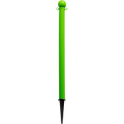Light Duty 36" Ground Pole by Mr. Chain – 10"L x 17"W x 36"H, Hdpe With Uv Inhibitors, Safety Green, Model 91314
