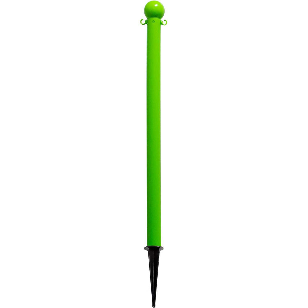 Light Duty 36" Ground Pole by Mr. Chain – 10"L x 17"W x 36"H, Hdpe With Uv Inhibitors, Safety Green, Model 91314