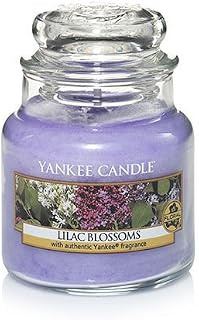 Yankee Candle Lilac Blossoms Small Jar Candle, Floral Scent