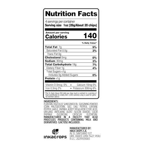 Inka Crops Chile Picante / 4 Ounce (Pack of 12) / 1 Potato