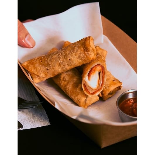 Fryable Cheese and Pepperoni Pizza -- 72 per case. by The Original Pizza Logs – Commercial Grade