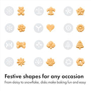 OXO Negro / 100 (Pack of 2) / Cookie Press Cookie Cutters