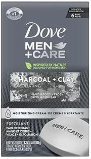 Dove Men Care Charcoal Soap Bar - 3.75 oz - Pack of 6
