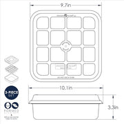 Nordic Ware 9-Inch / Natural / 1 Square Cake Pans