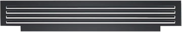 Summit Appliance Summit 28” Refrigerator Gap Filler, Decorative Refrigerator Grill, Black, Made In The USA