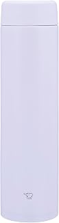 Zojirushi Mahobin SM-GS72-VM Stainless Steel Mug Water Bottle, 720ml Screw Type, Dishwasher Safe, Seamless Tub, Only 2 Cleaning Points, Icy Purple