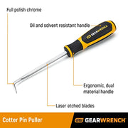 GEARWRENCH Cotton Pin Puller / New Version / Molten Orange & Black Special Application Pullers