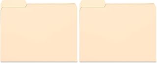 SMEAD File Folder, 1/3-Cut Tab, Left Position, Letter Size, Manila, 100 per Box (10331) (Pack of 2)
