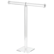T Bar Acrylic Necklace Stands by Retail Resource – Clear, Model 1326
