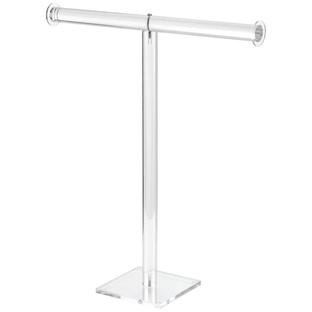 T Bar Acrylic Necklace Stands by Retail Resource – Clear, Model 1326