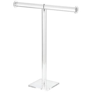 T Bar Acrylic Necklace Stands by Retail Resource – Clear, Model 1326
