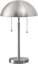 Monarch Specialties I 9954 Lighting, 20" H, Table Lamp, Silver Metal, Contemporary, Modern
