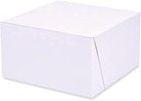 SOUTHERN CHAMPION TRAY SCT Standard White Bakery Boxes 7X7X4, 250 Count