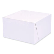 SOUTHERN CHAMPION TRAY 7" Length x 7" Width x 4" Height / White / 0.03 liters Bakery Take Out Containers