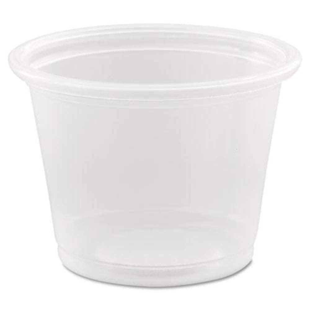 DART Conex Portion Cup, 1oz, Polypropylene, Clear, 2500/Case