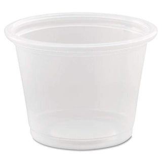 DART Conex Portion Cup, 1oz, Polypropylene, Clear, 2500/Case