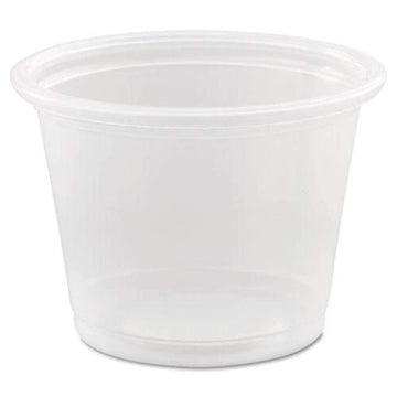 DART Conex Portion Cup, 1oz, Polypropylene, Clear, 2500/Case