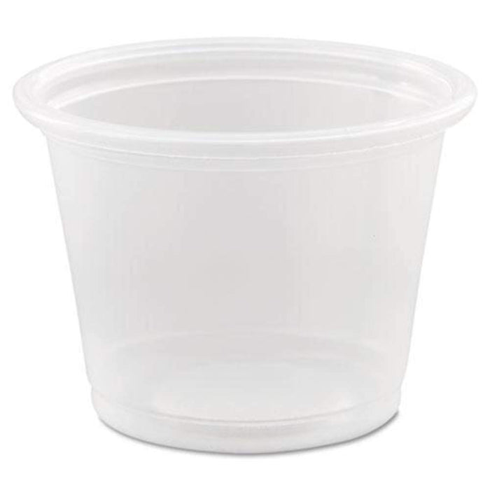 DART Conex Portion Cup, 1oz, Polypropylene, Clear, 2500/Case