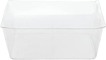 HUBERT Basket Liner Square Clear PETG - 12" L x 12" W x 4" H