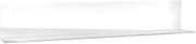 HUBERT Solid Clear Acrylic Case Divider with Open End -36" L x 6" W x 4" H
