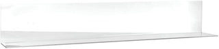 HUBERT Solid Clear Acrylic Case Divider with Open End -36" L x 6" W x 4" H