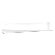 Solid Clear Acrylic Case Divider with Open End -36" L x 6" W x 4" H by HUBERT – Plastic, Clear, Model CAD36X4X6SOL