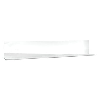 Solid Clear Acrylic Case Divider with Open End -36" L x 6" W x 4" H by HUBERT – Plastic, Clear, Model CAD36X4X6SOL