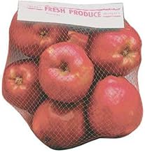 Conwed Plastics Vexar Clam Net Bag with Header Red, 5.5" Length x 17" Depth | 1000/Case