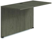 Alera Seville Series Bridge Return, 48w x 24d x 29h, Walnut