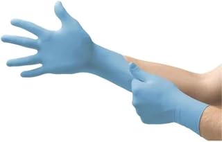 Ansell TNT Blue Disposable Gloves, Blue, Large, 100 Gloves