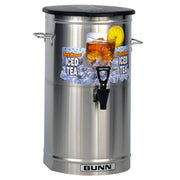 Bunn 4 Gallon / Solid Lid / Silver Iced Beverage Dispensers