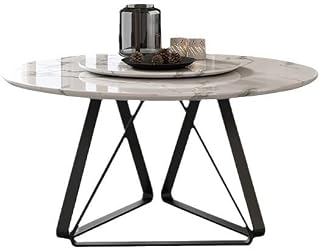 Mesa De Jantar Dining Table Round Turntable Modern Simple Marble Hotel 1.8 Meters Diner Table