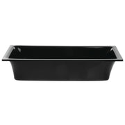 Delfin Bowl Rectangular Black Acrylic - 11 1/2 L x 5 3/4 W x 2 1/2 H by DELFIN DESIGN & MFG – Model BRC-611CTD-10