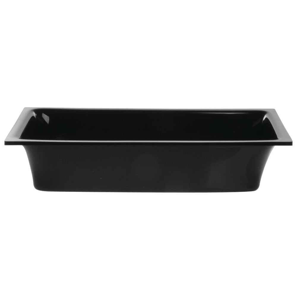 Delfin Bowl Rectangular Black Acrylic - 11 1/2 L x 5 3/4 W x 2 1/2 H by DELFIN DESIGN & MFG – Model BRC-611CTD-10