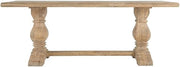 Starlight Canyon Home 84-Inch Rectangle Mango Wood Dining Table in Antique Oak Finish, Kitchen Table for Dining Room Kitchen, Solid Wood Accent Table