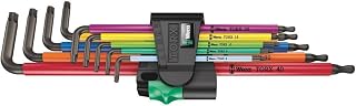 Wera 05024480001 967/9 TX XL MULTICOLOUR 1 L-KEY SET FOR TORX® SCREWS LONG 9 PIECES