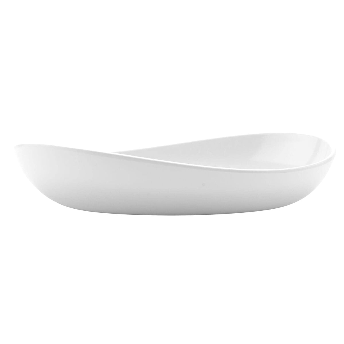 GET White / 2 Quarts / Oval Serving Dishes, Trays & Platters