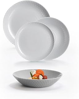 Luminarc Pampille Dinnerware Set (Granite, 18-Piece)