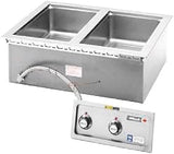 Wells MOD-227TDM Food Warmer top-mount built-in electric (2) openings to hold (4