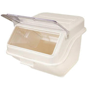 Shelf Ingredient Bin by CRESTWARE – 5 gallon, 5.0 gallons, Plastic, Off-White, Model IN5