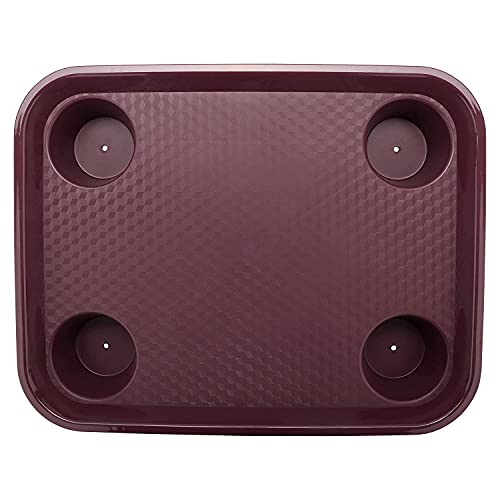 GET Burgundy / 17" x 14" / Modern Serving Trays