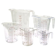 Winco 5 Piece Set / Clear / 4.0 quarts Cups