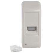 Touchless Soap Dispenser Battery Operated Hands Free by HUBERT – Plastic, White, Model 699White