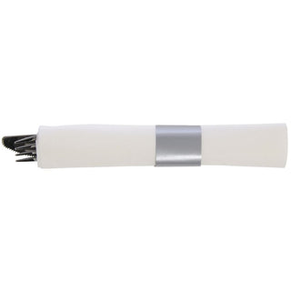 First Impressions Pre-Rolled Silver Plastic Cutlery Kit by Sabert – Plastic, Pack of 100, Model CMFK100N