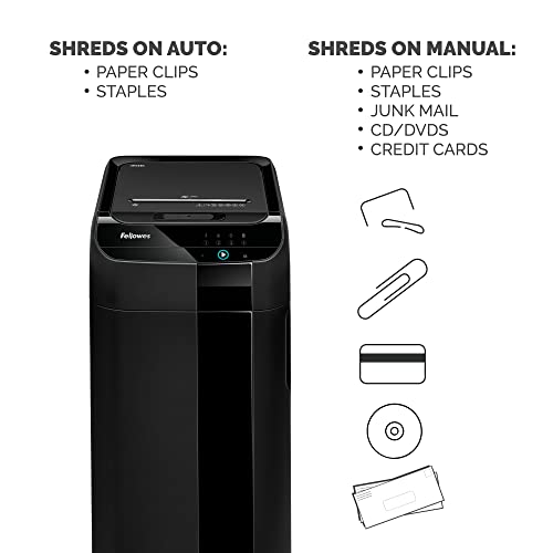 Fellowes Black / 1 / 350-Sheet Shredders