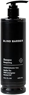 World Amenities Blind Barber Hair Shampoo - Rooibos Tea Fragrance Moisturizing Shampoo with Invigorates Senses - 13.5 fl oz Pump Bottle