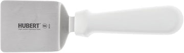 HUBERT Mini Food Turner Stainless Steel with White Polypropylene Handle - 2 1/2"L Blade