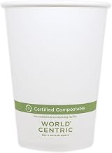 World Centric BO-PA-32 Compostable Paper Bowl, 32 oz. (Pack of 500)